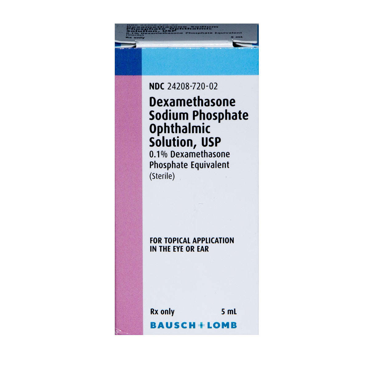 Dexamethasone Sodium Phos 0.1% Ophthalmic Solution, 5ml โ Express Vet