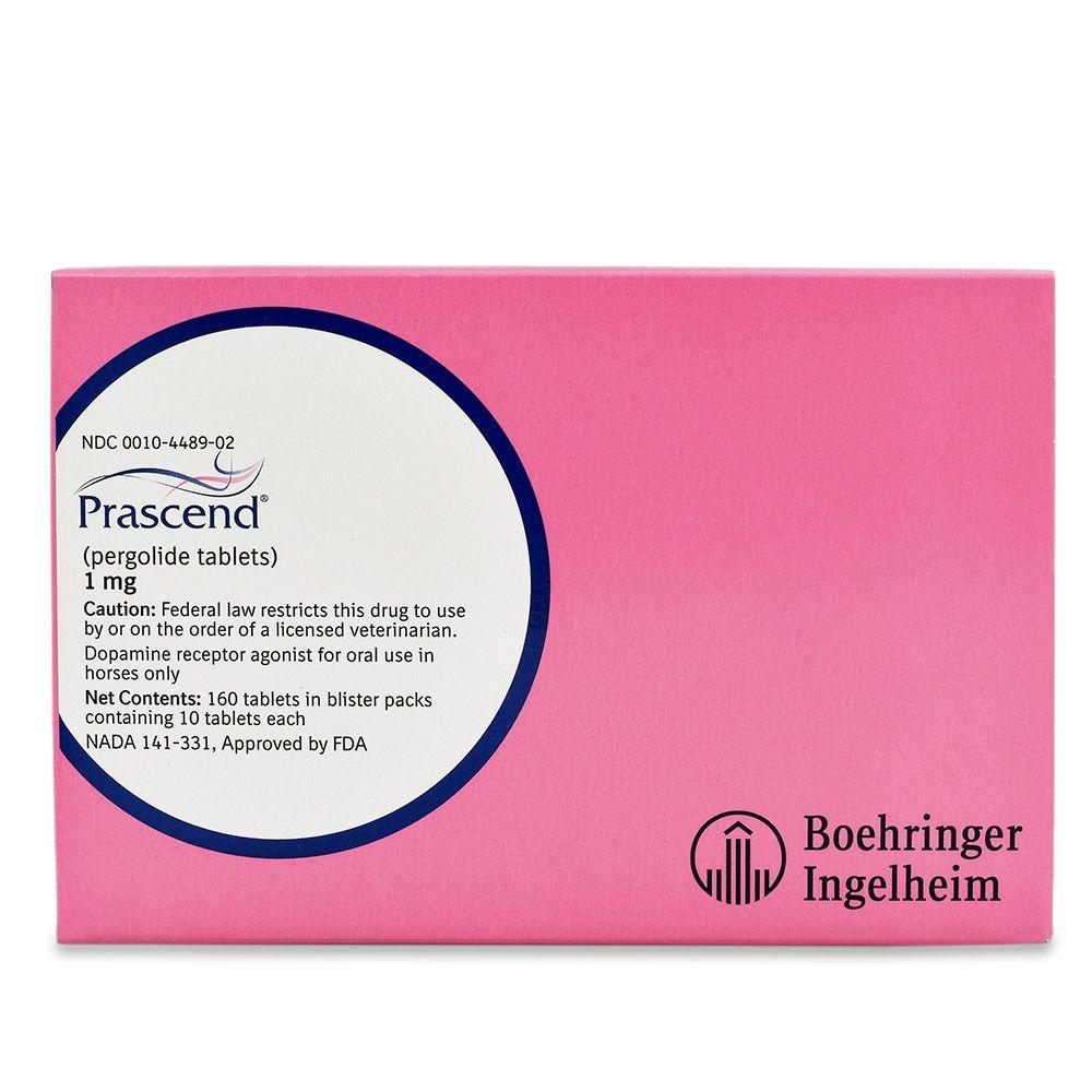 Prascend Label Prascend (pergolide) 1 mg Tablets – Express Vet